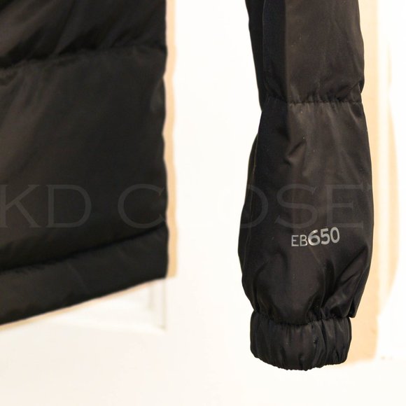 Men’s Hooded Down Black Jacket Eddie Bauer - Picture 8 of 14